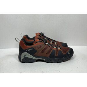 Oboz Arete Low Red Mesh Trail Shoe Men’s Size 9 Sneakers Black